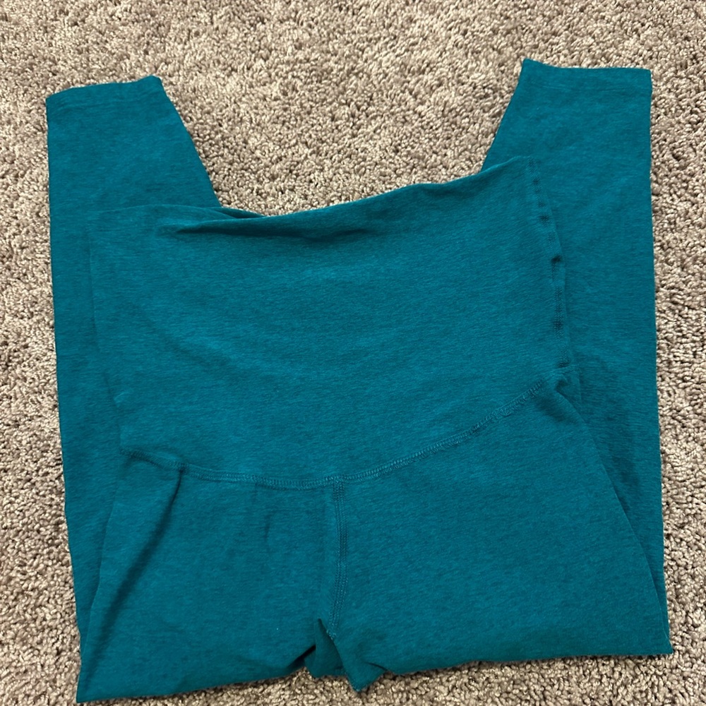 Beyond the Bump Teal Maternity Jumpsuit